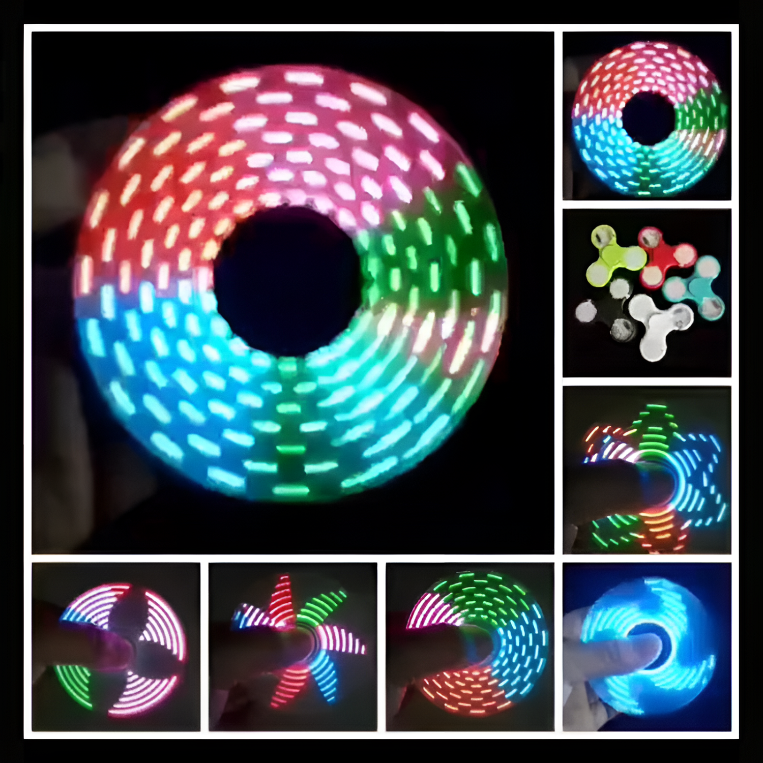 LED Light Fingertip Fidget Spinner 2