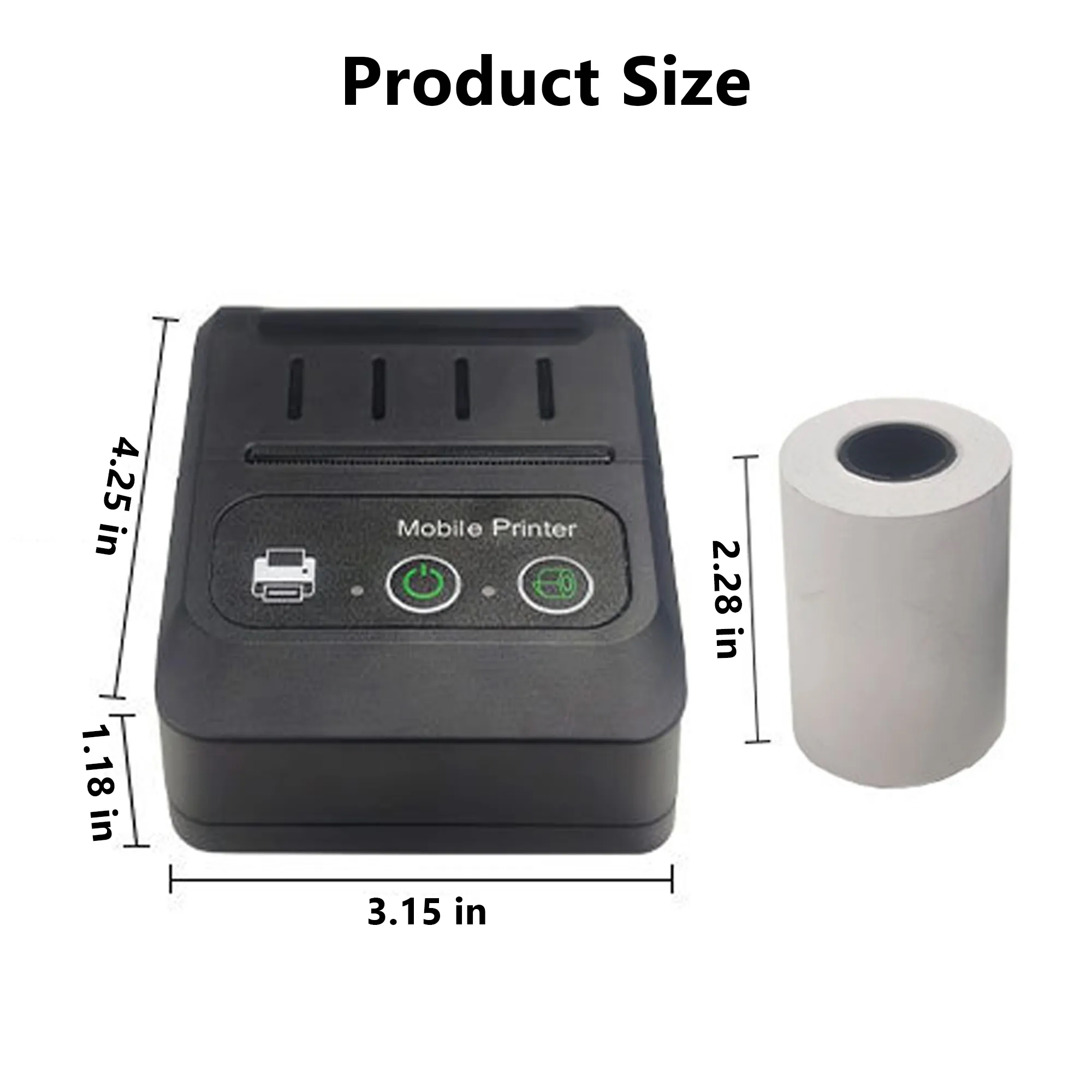 Thermal Receipt Printer With Wireless 3