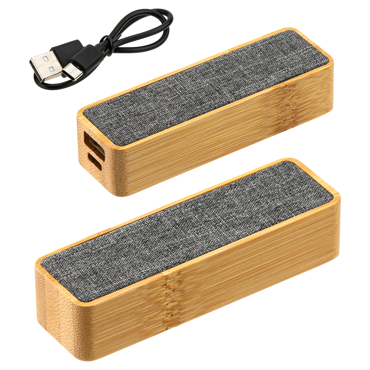 FSC® Bamboo/RPET 2000mAh Mini Power Bank 5