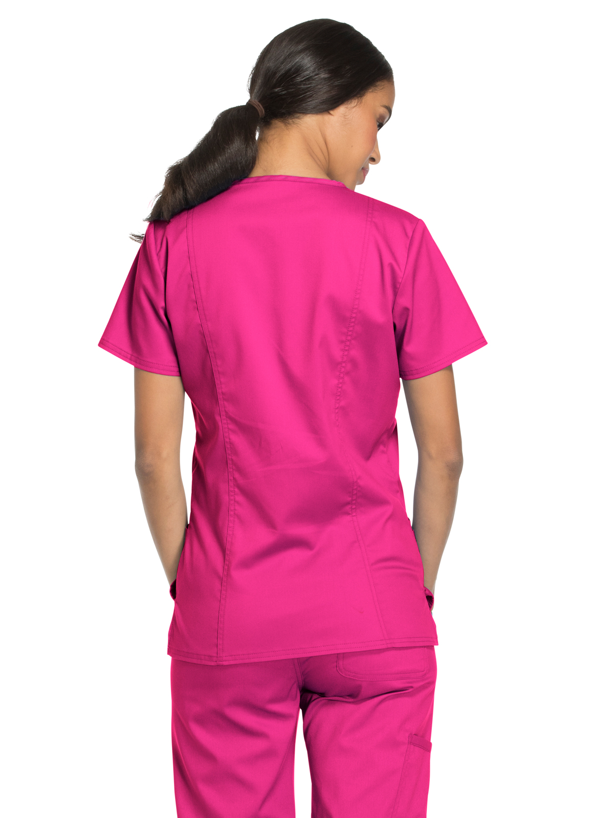 Cherokee - Workwear Revolution - Women's 3-Pocket V-Neck Top 62