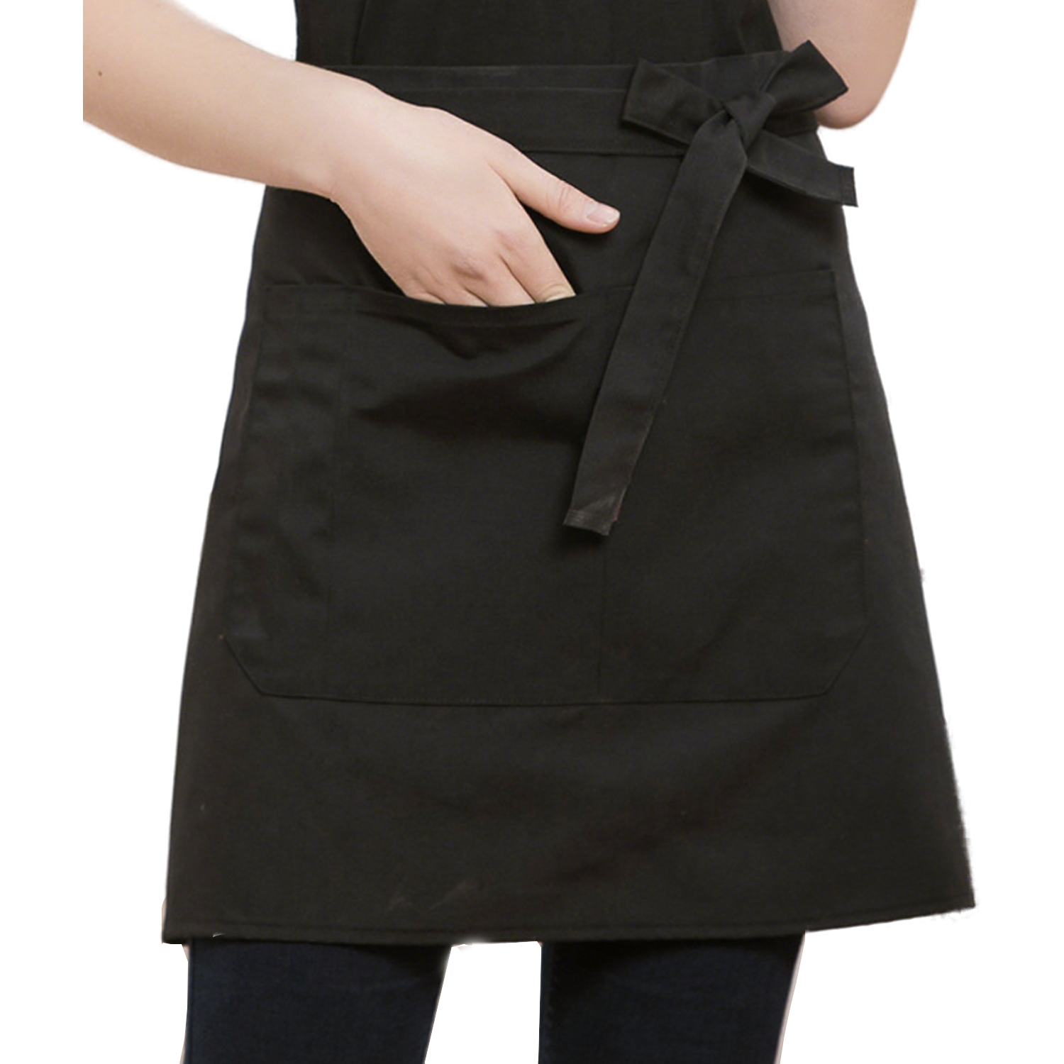 Waterproof Server Half Waist Apron w/ Pocket 10