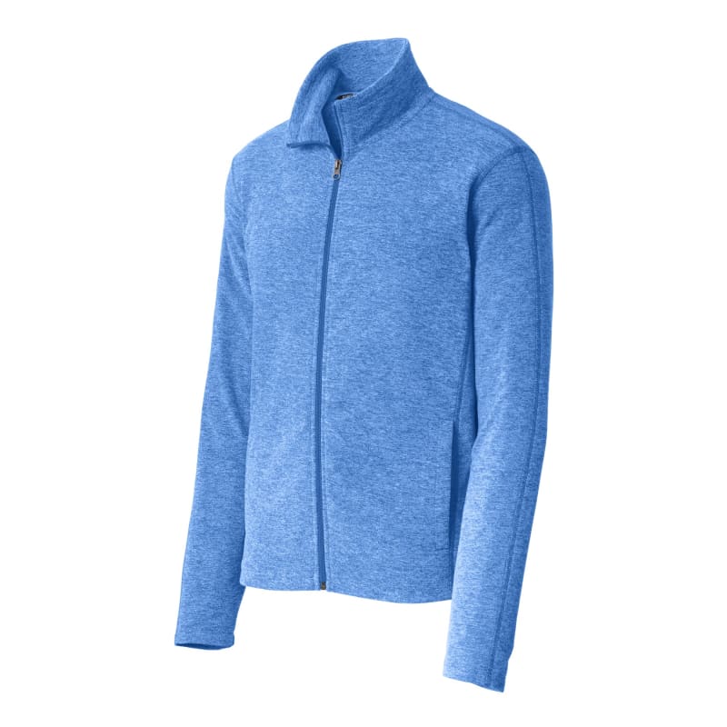 Port Authority Heather Microfleece Full-Zip Jacket. 19