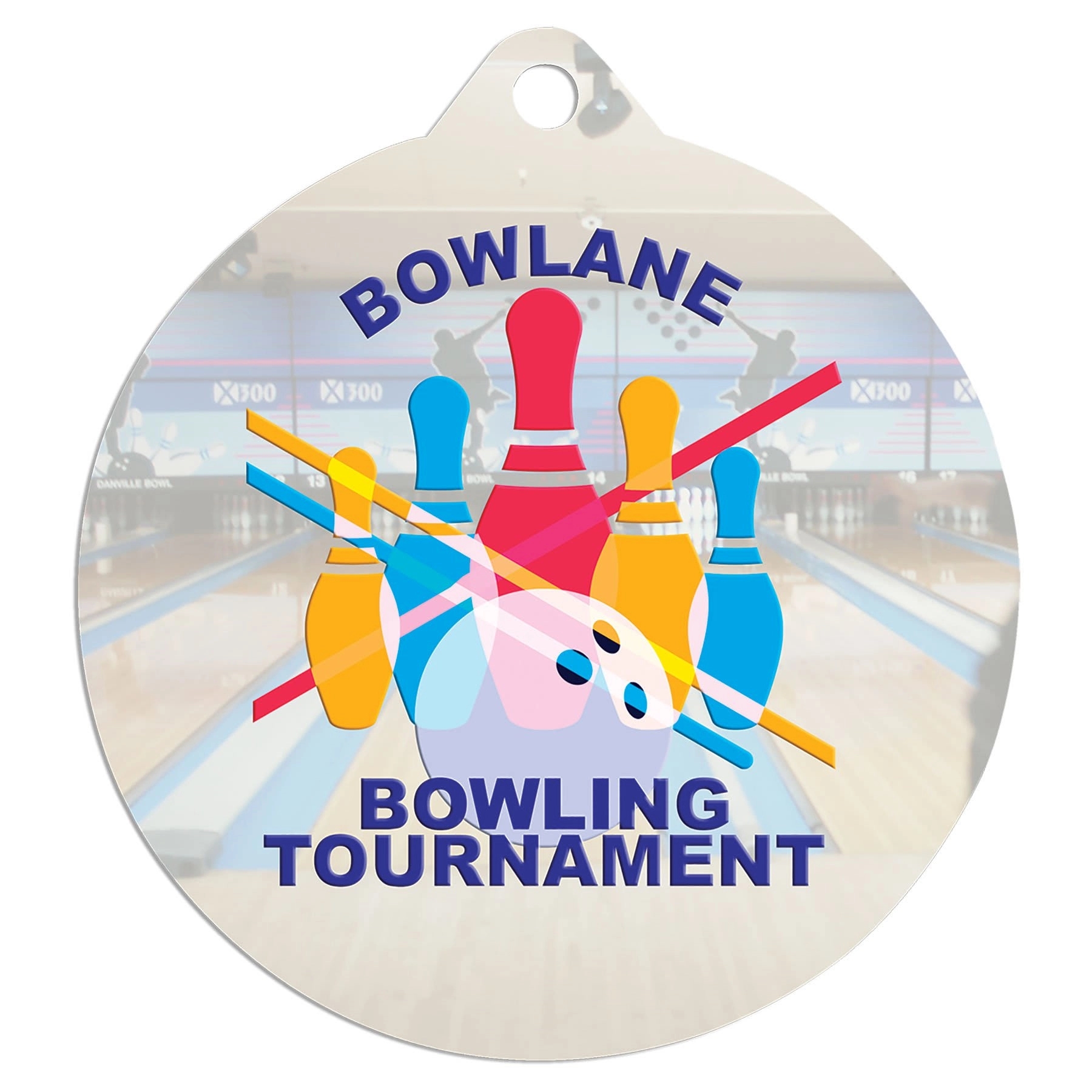 2 3/4" Full Color Sublimation Medal (White base medal) 10
