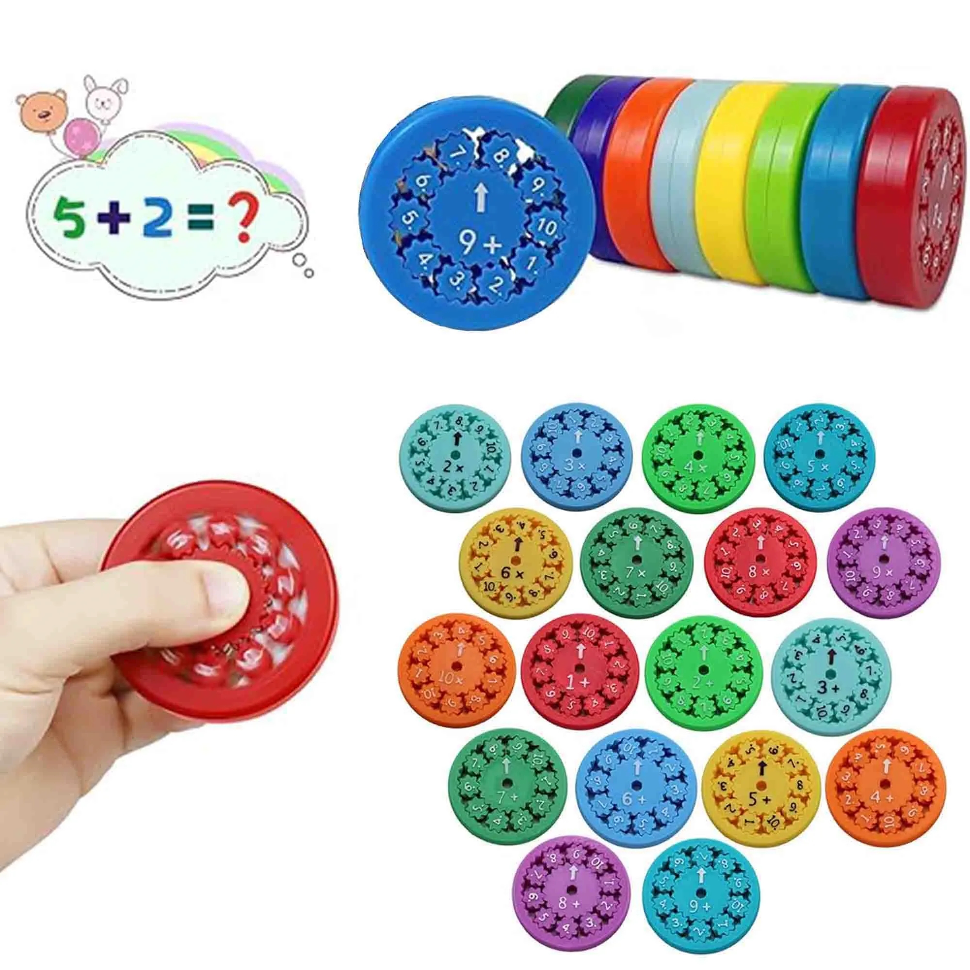 Math Fact Fidget Spinner