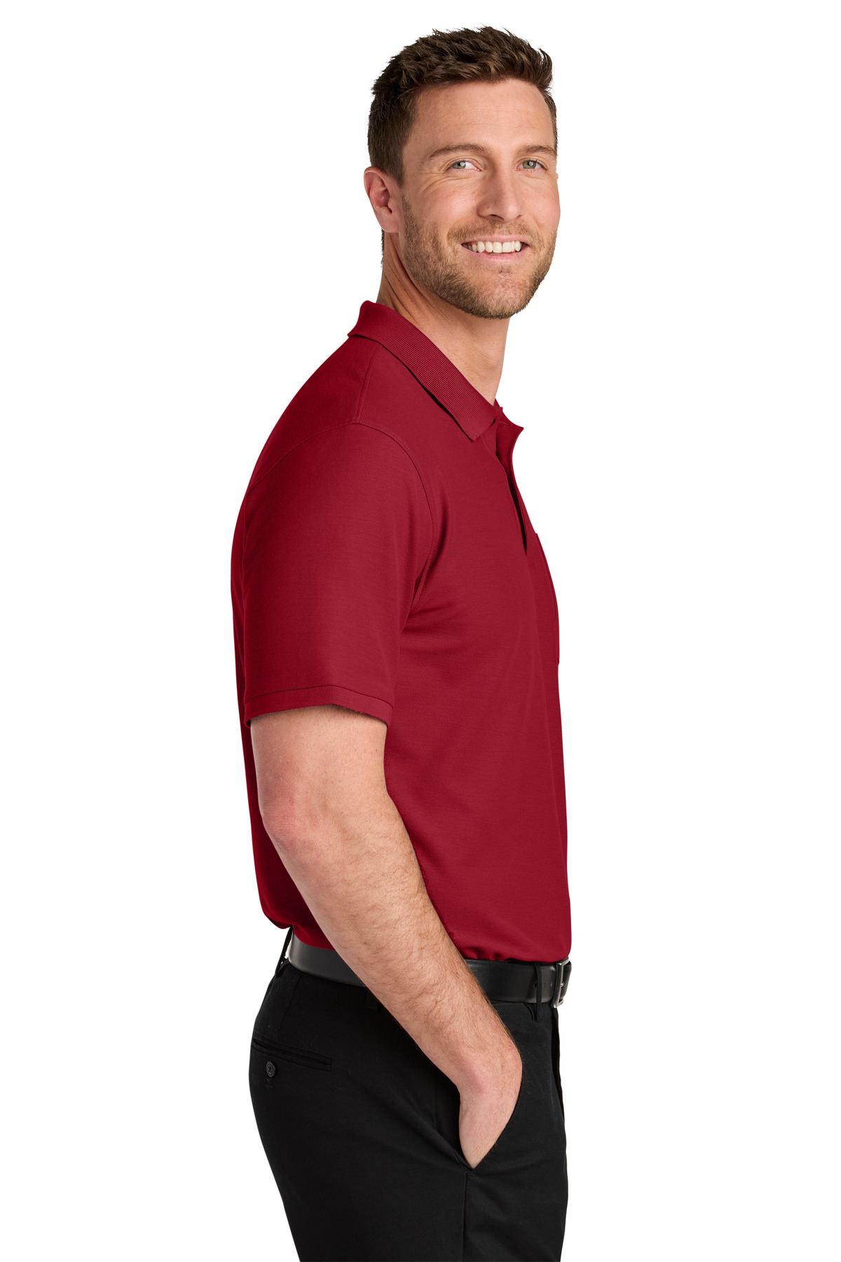 Port Authority Wearever Signature Pique Pocket Polo K200P 31
