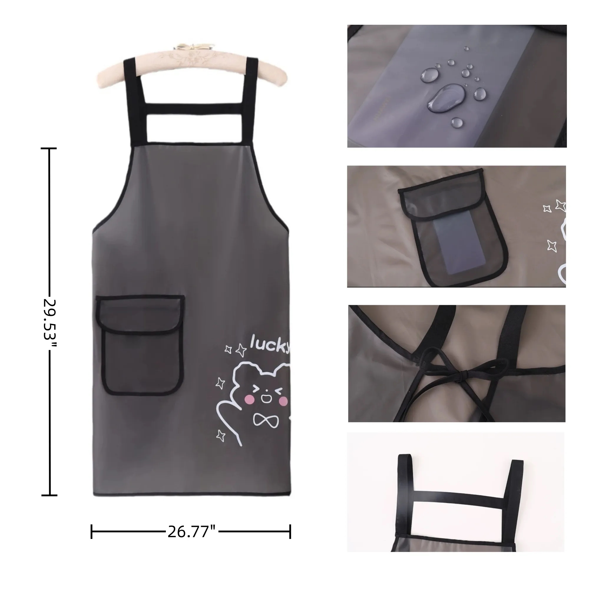 Logo - Printed Apron, Adjustable Straps, Home Cooking 2