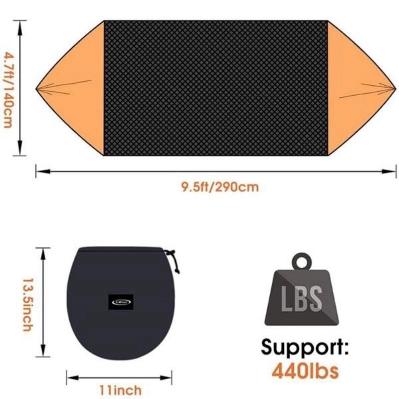 Foldable Single And Double Hammock 6