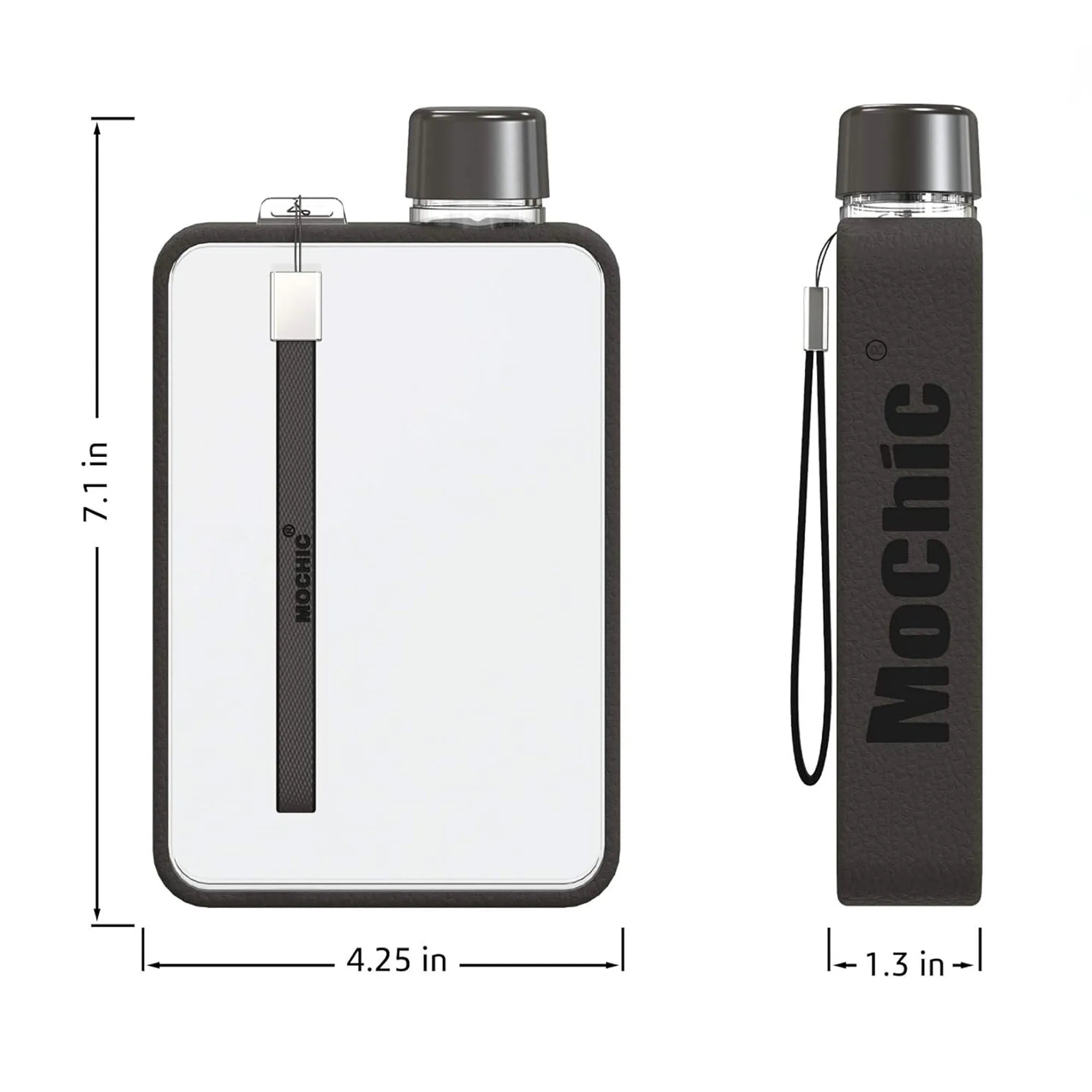 13oz Flat Water Bottle 5