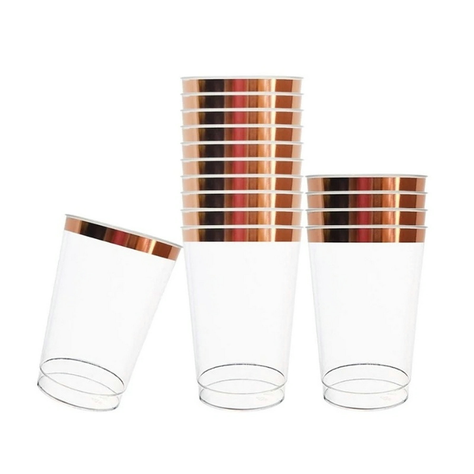 Bronzing Disposable Plastic Cup, custom paper cup with logo imprint 3