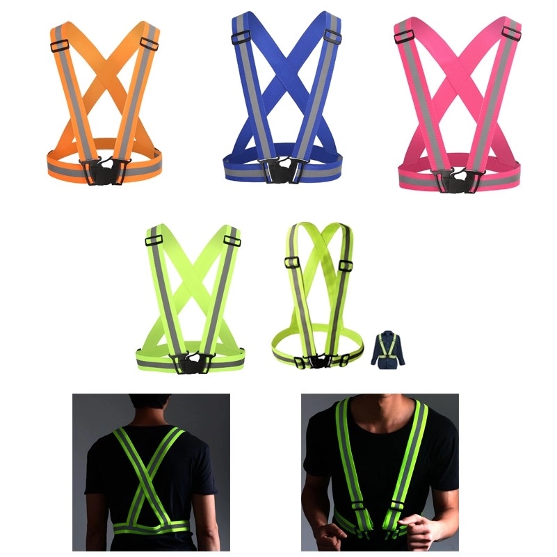 Adjustable Reflective Vest Suspenders 6