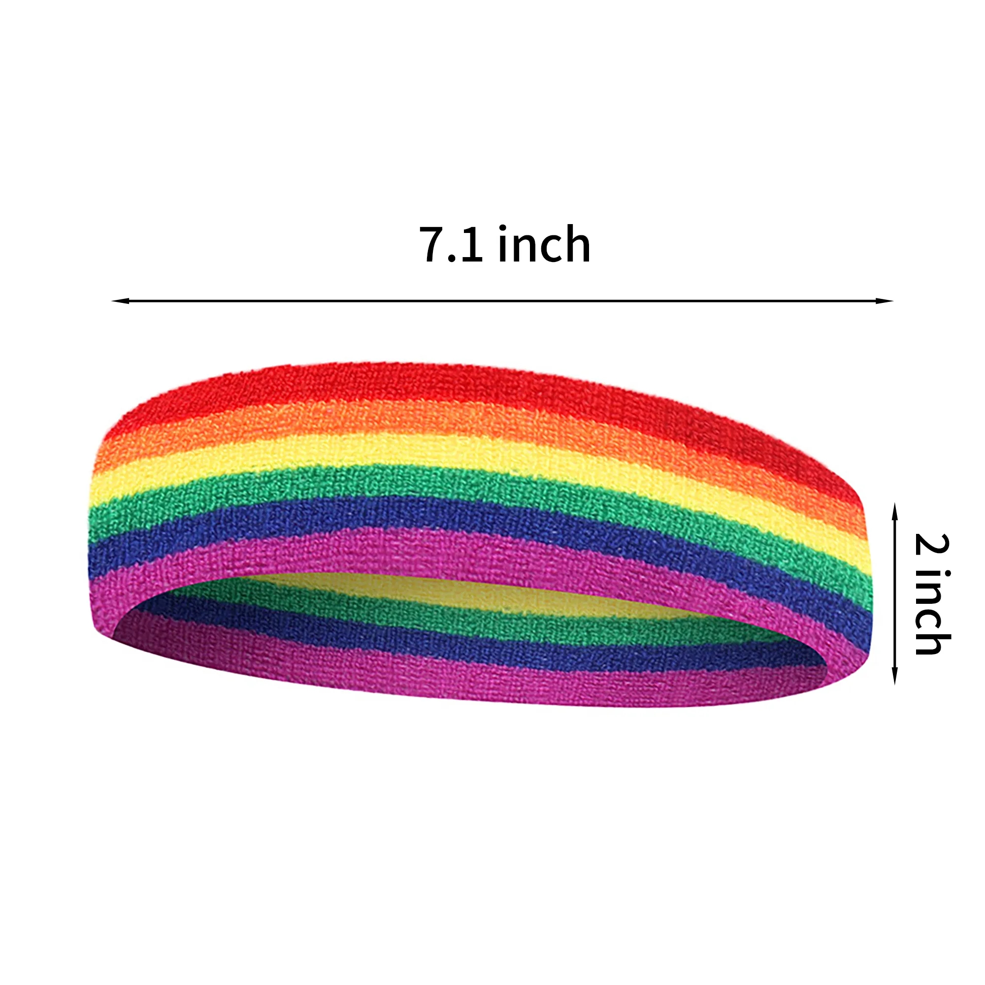 Rainbow Pride Athletic Headband 3