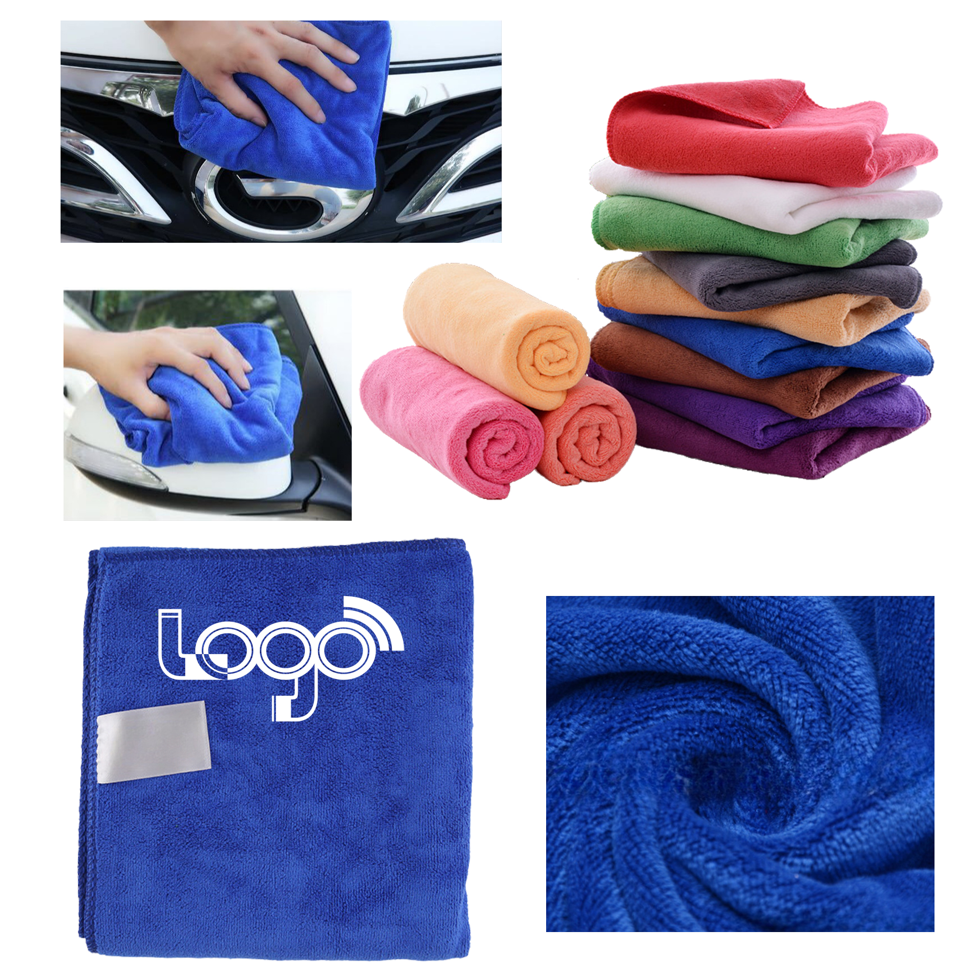 Ultra-Absorbent Microfiber Car Wash Towel 2