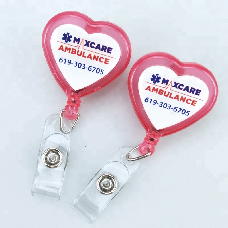 Heart Shape Badge Reel 2