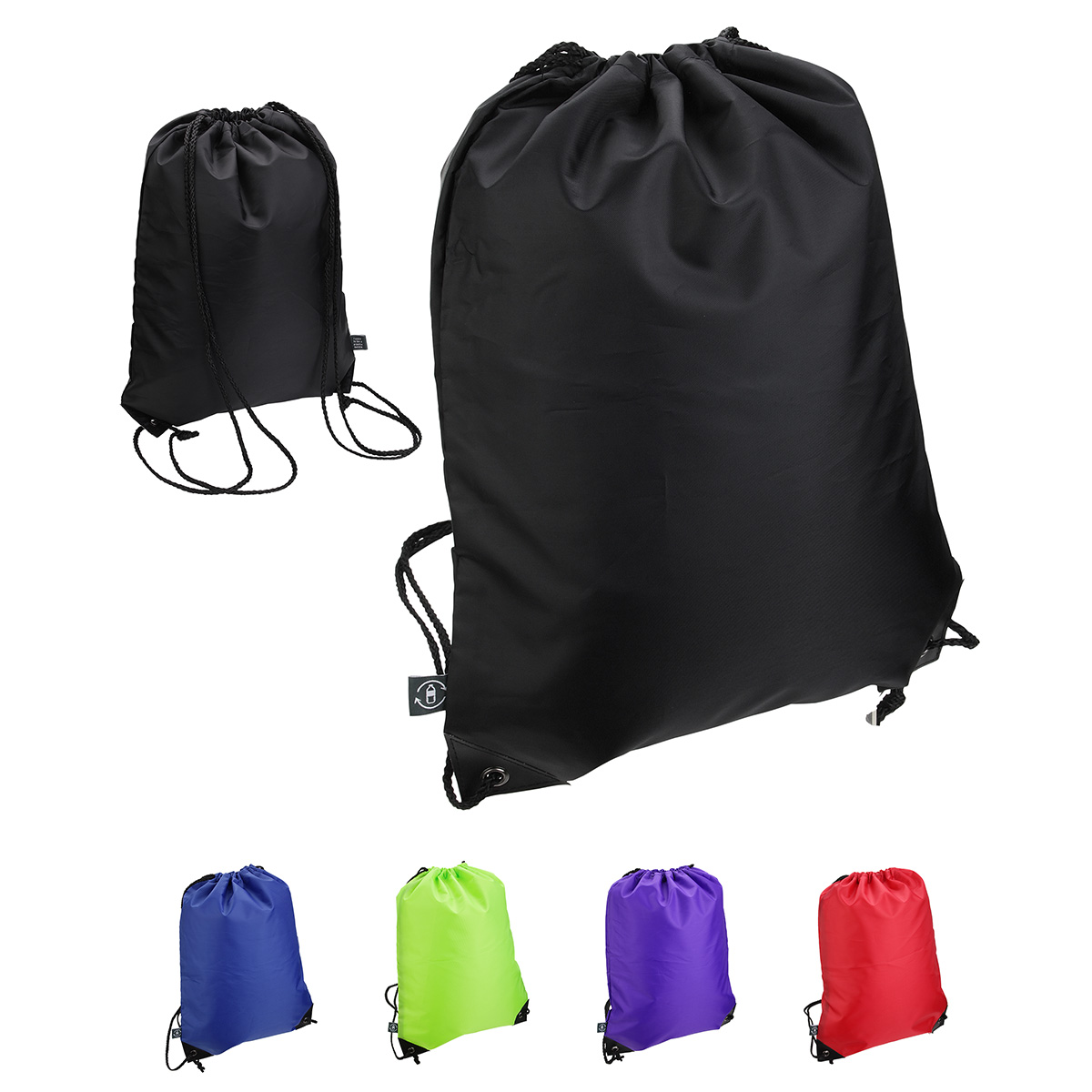 Grab 'N Go RPET Budget Drawstring Bag 19