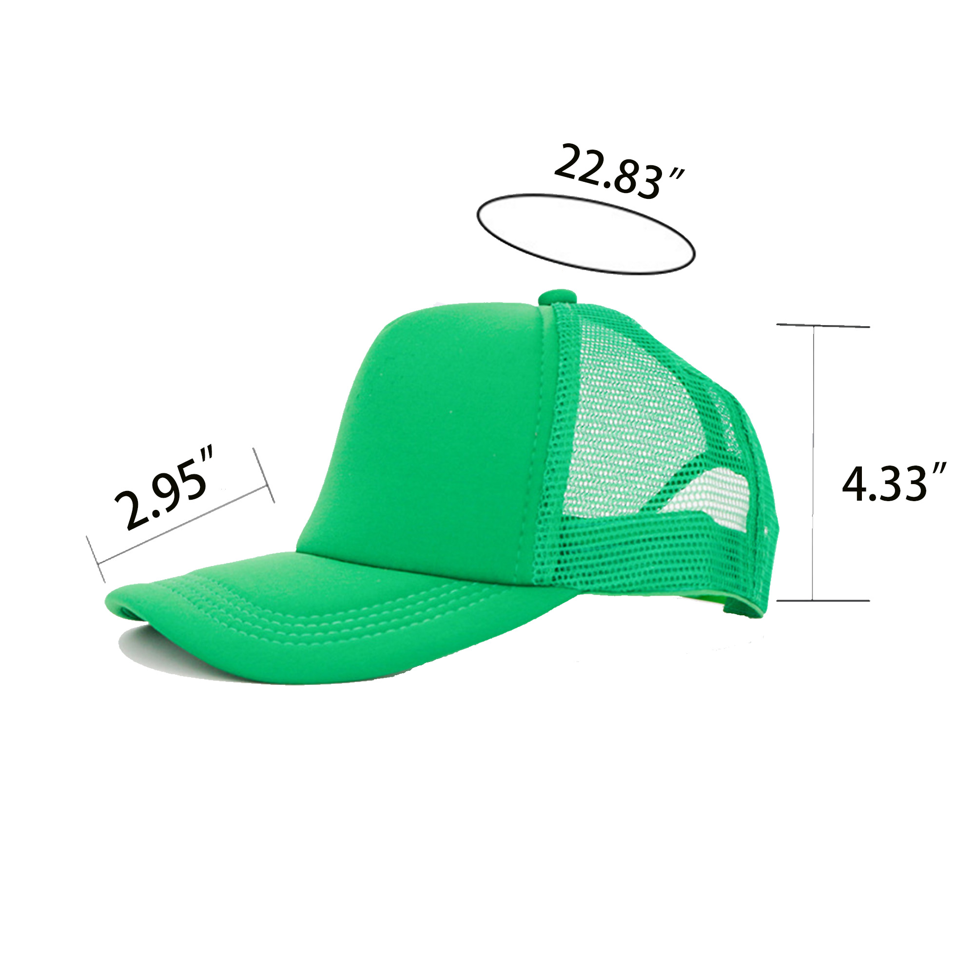 Polyester Multi-Color Mesh Baseball Cap 3
