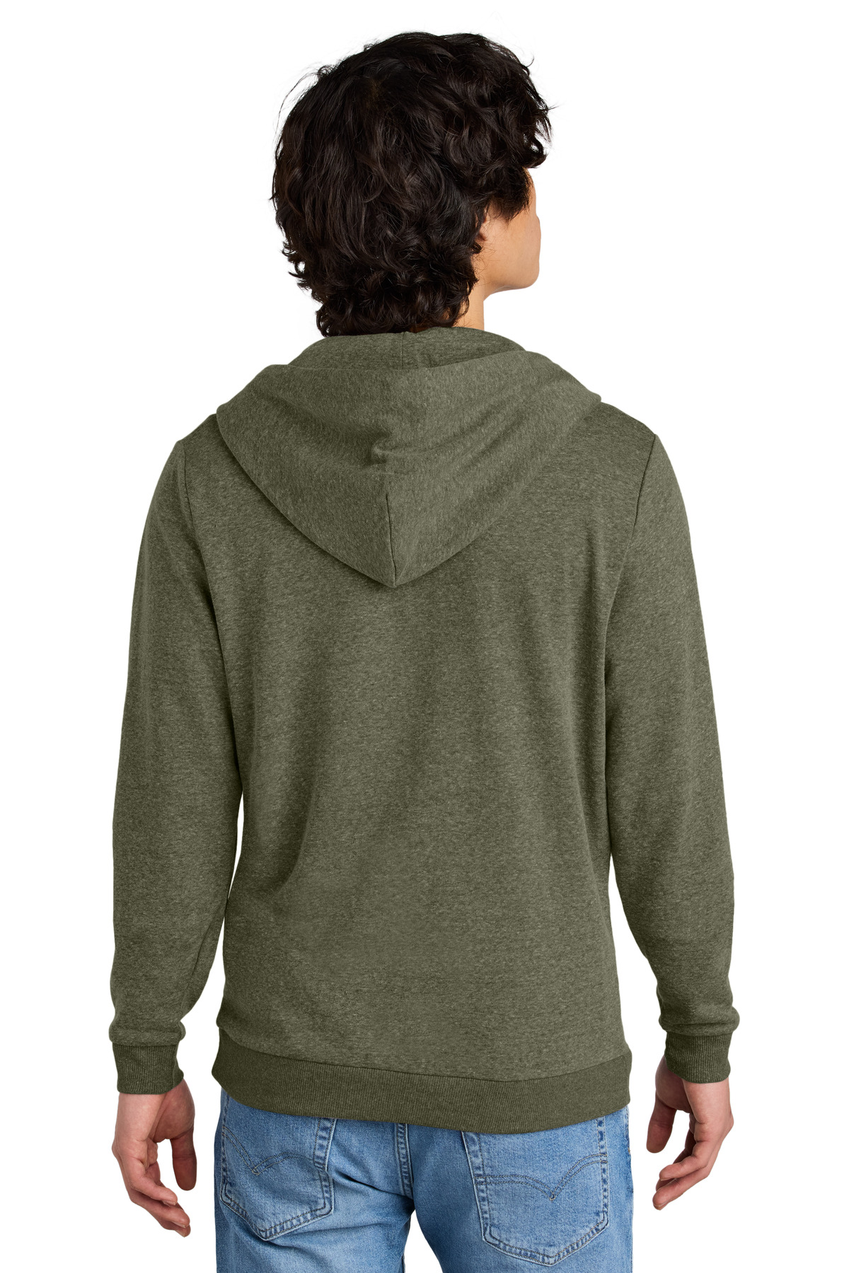District Perfect Tri Fleece Full-Zip Hoodie DT1302 25