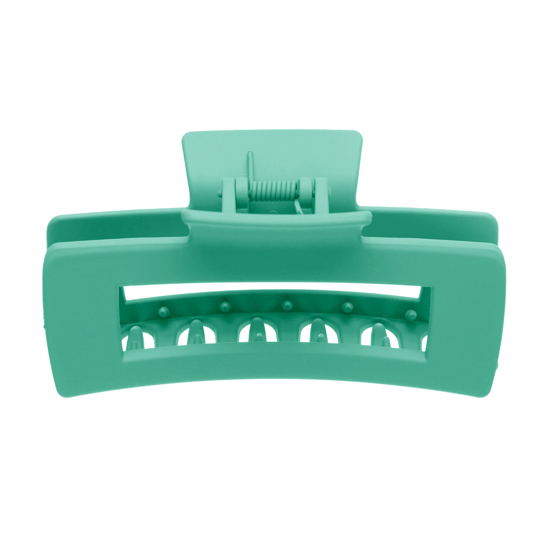 Small Pad Printed Rectangle Hair Clips 14