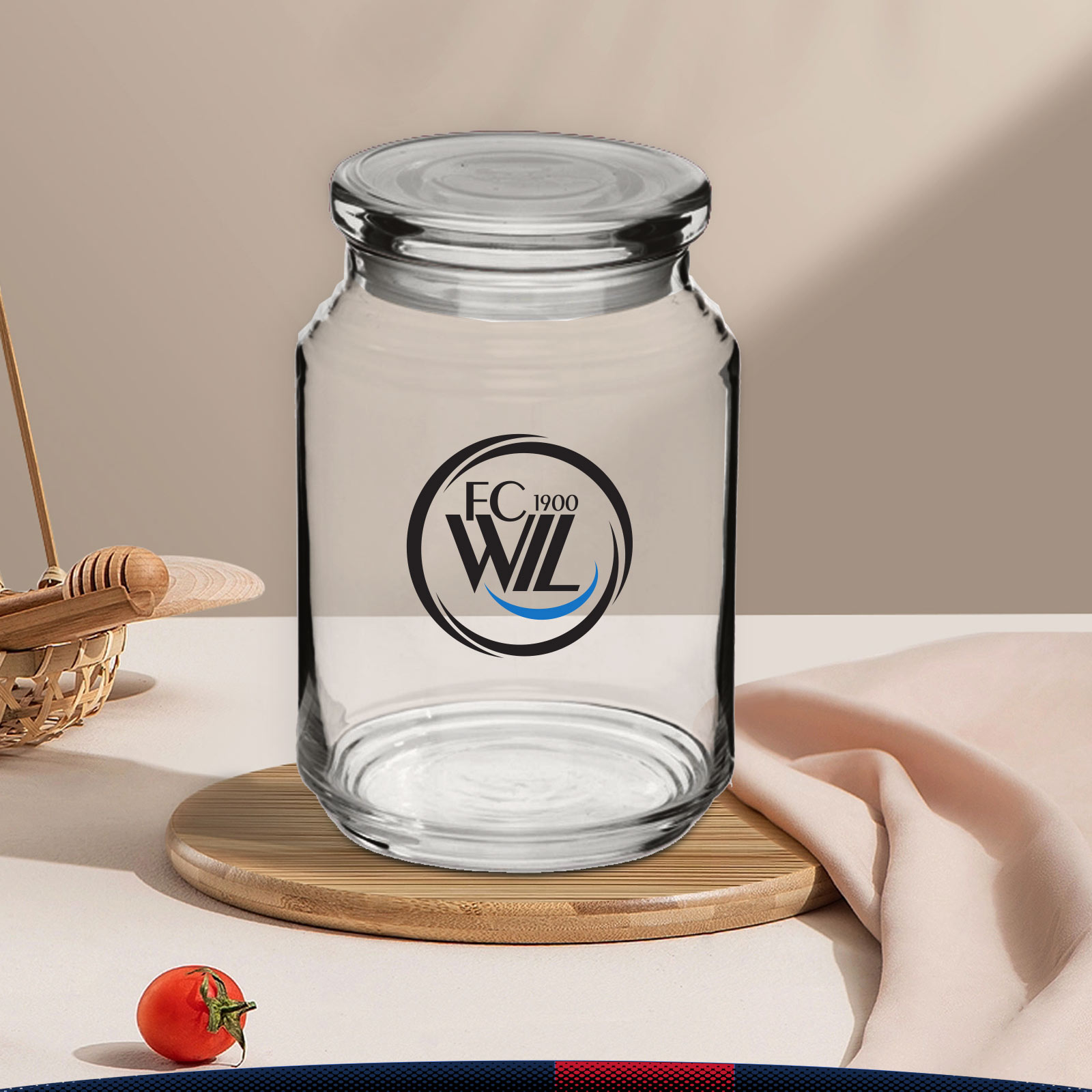 26 oz. ARC Flat Lid Elevation Candy Jar 4