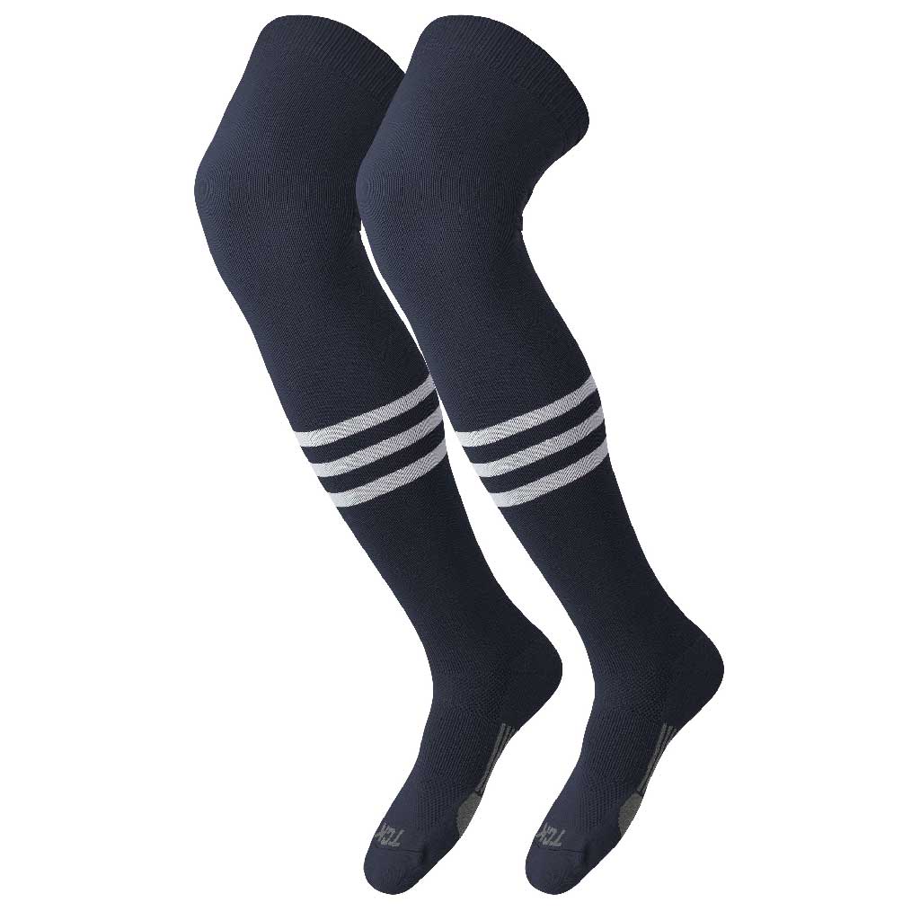 Dugout Over the Knee Baseball Socks Stripes Pattern B 2
