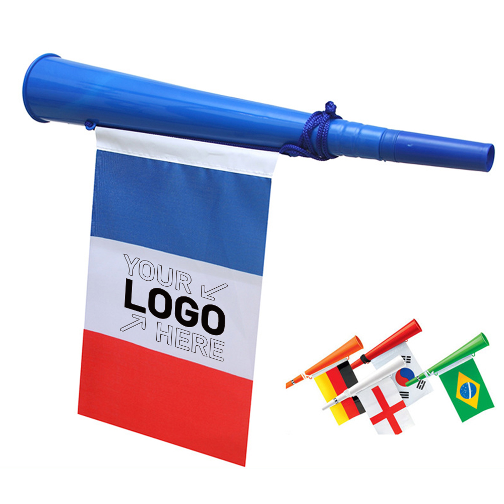 Qatar World Cup Horn With Nation Flag