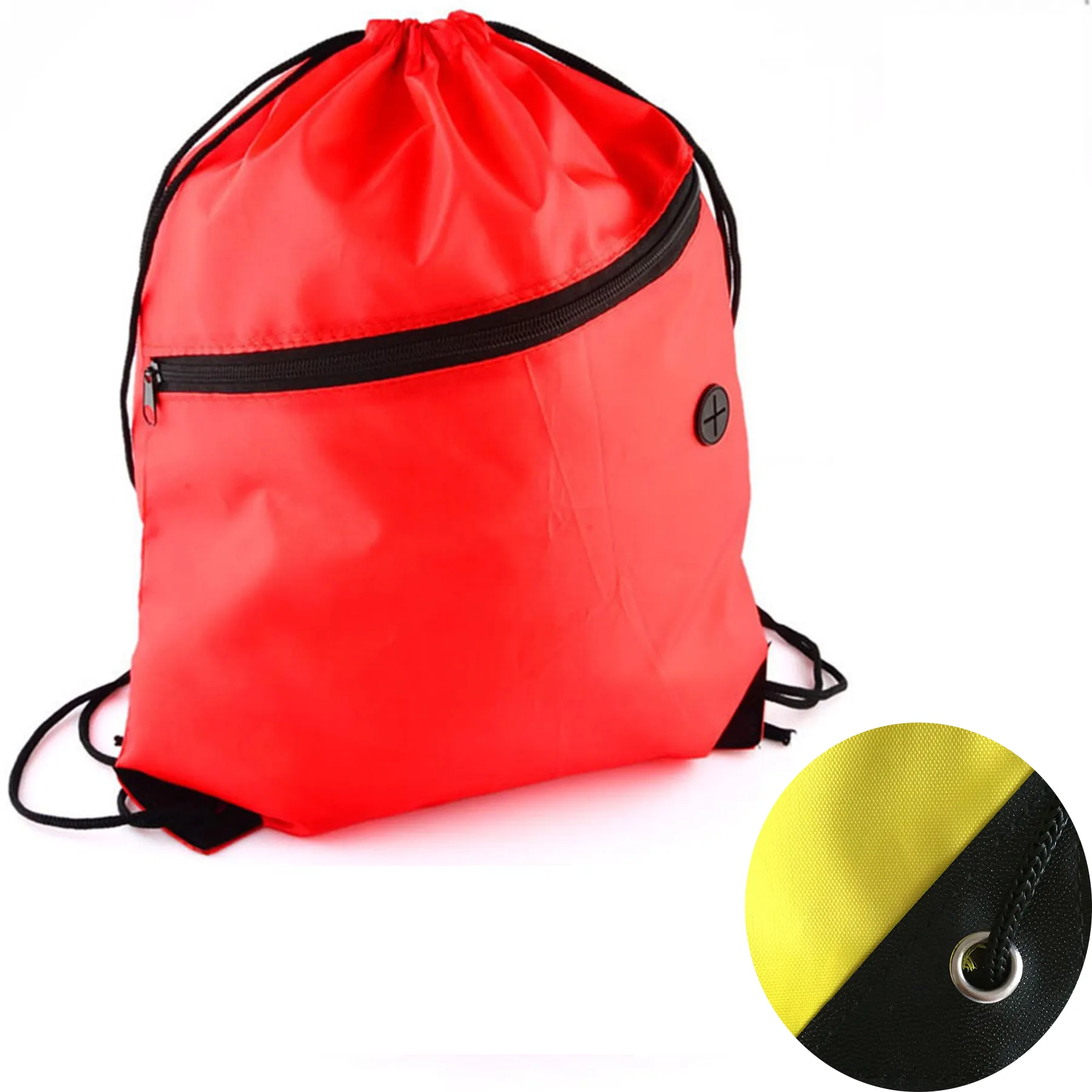 Zipper Drawstring Bag With Ear Buds Slot 2