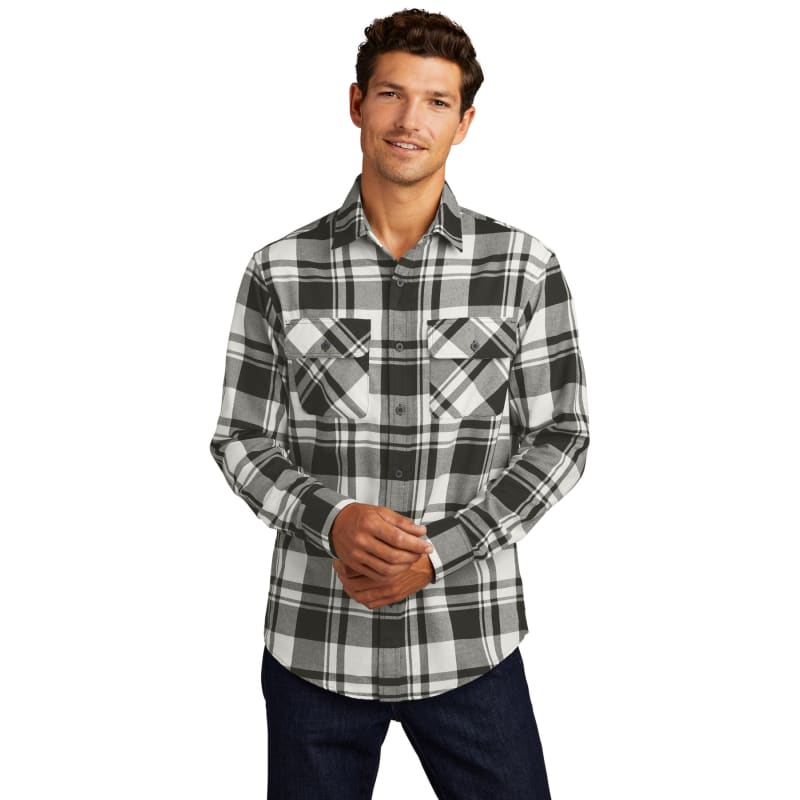 Port Authority Plaid Flannel Shirt. 18