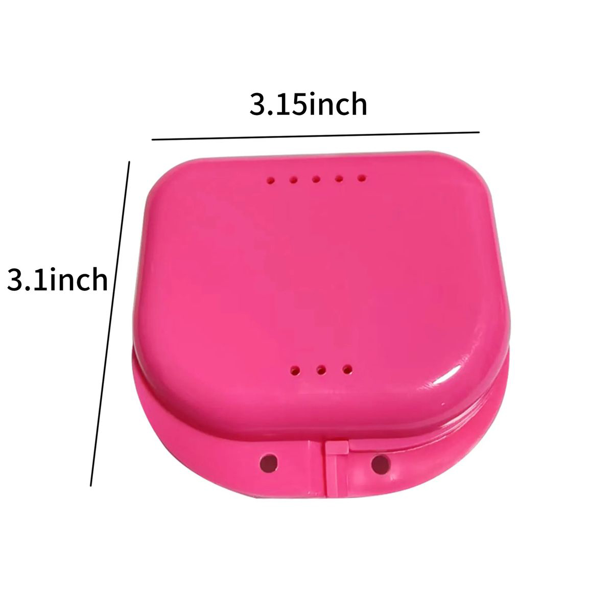 Breathable Retainer Case for Braces or Dentures 4