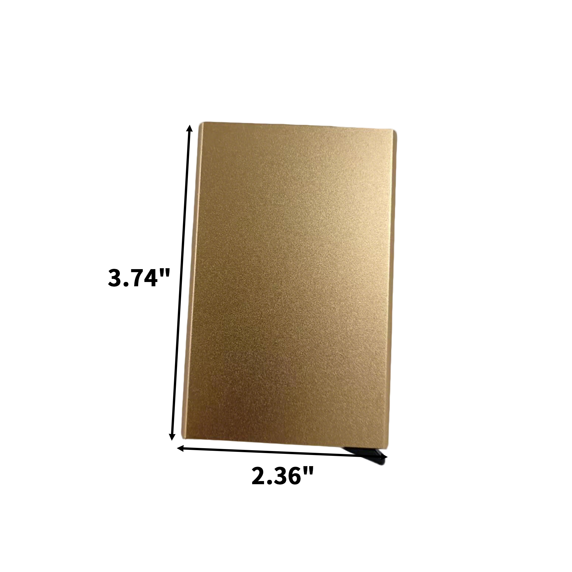 RFID Shield Aluminum Card Case 3.74" x 2.36" 18