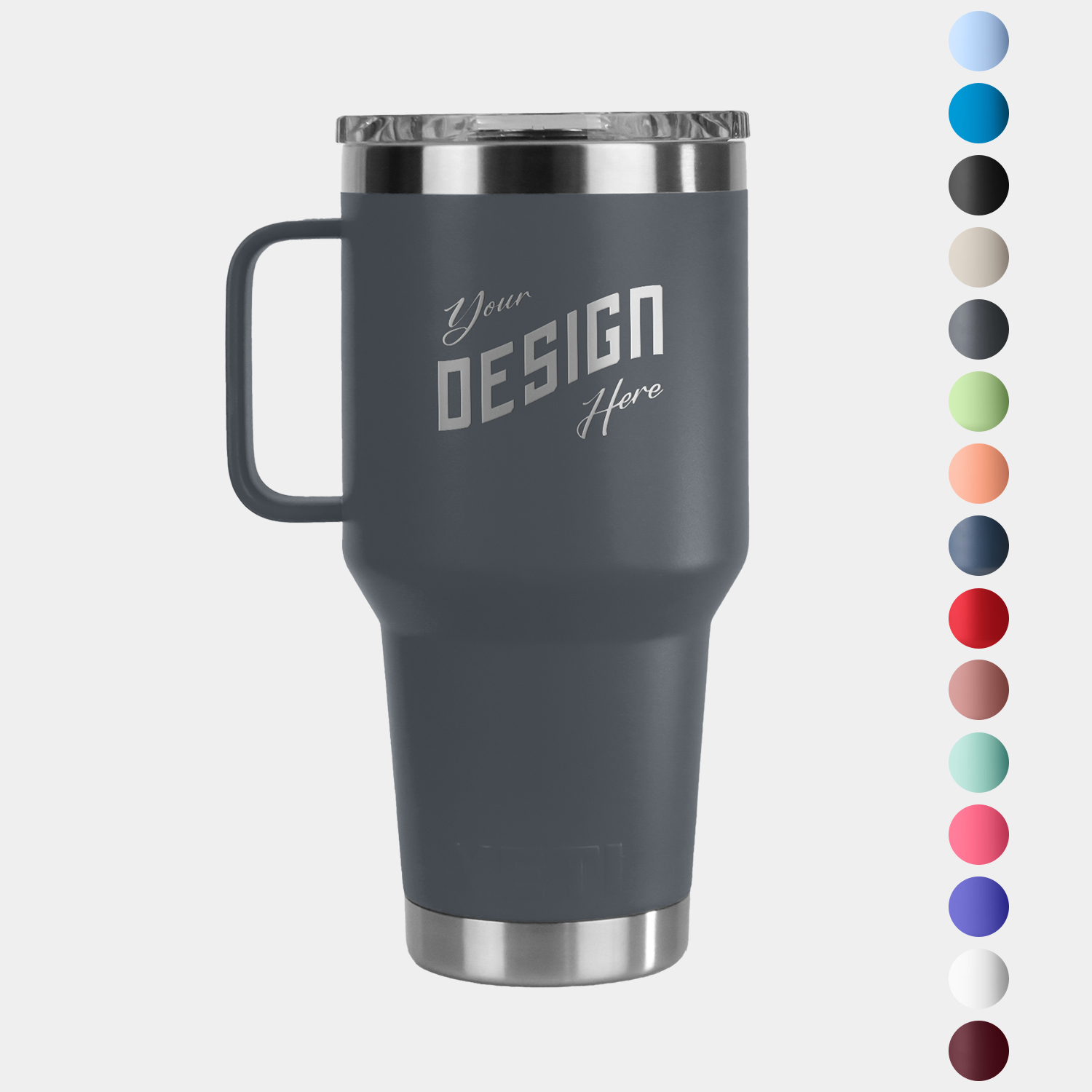 30 Oz YETI® Stainless Steel Insulated Travel Mug W/ Handle 2