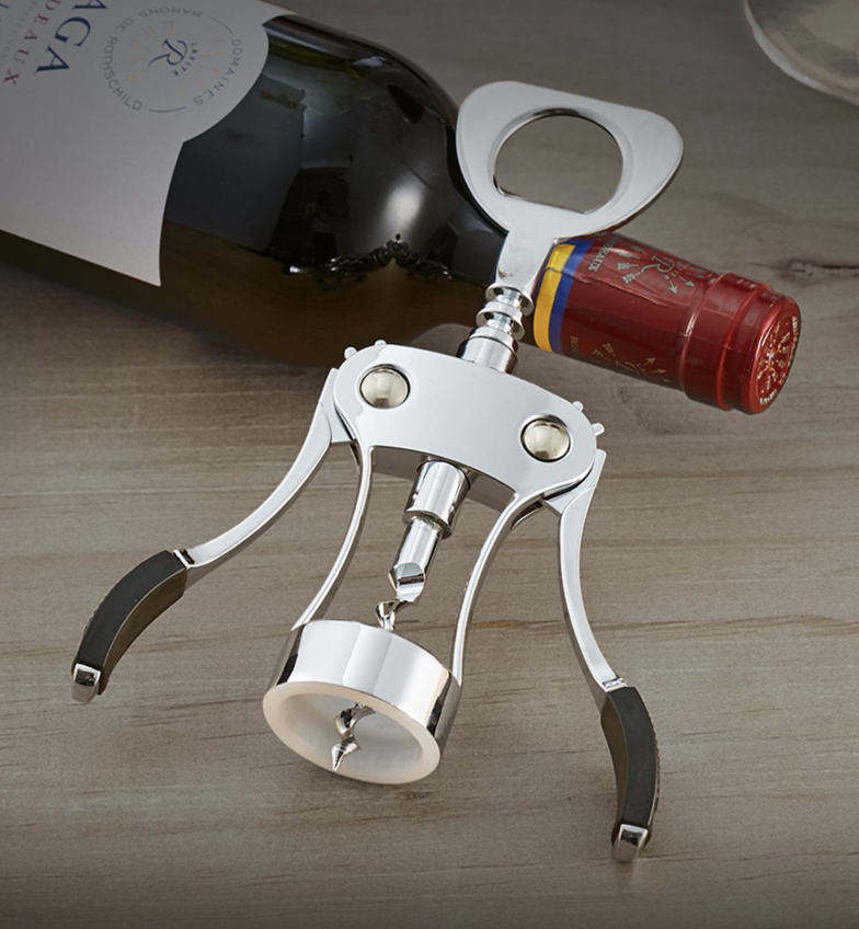 Heavy-Duty Zinc Alloy Wing Corkscrew Wine Opener 7