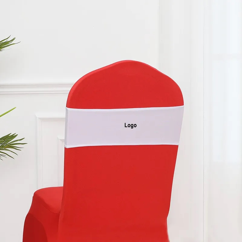 Spandex Chair Cover Band Elastic Ties for Wedding 4