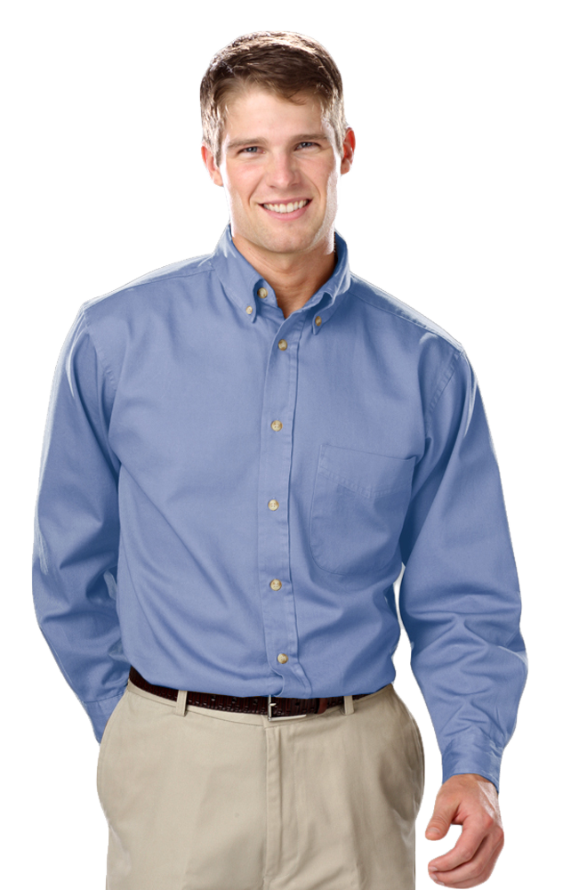 Men's L/S 100% cotton twill Shirt 3