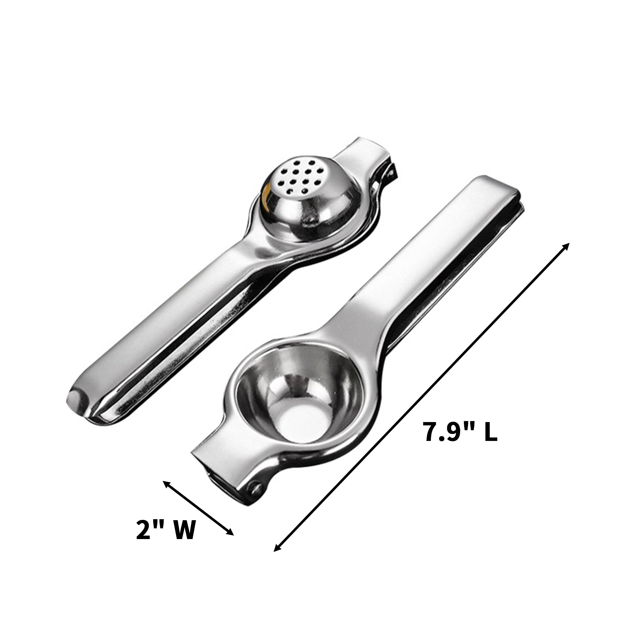Stainless Steel Hand Citrus Squeezer 7.9" Length X 2" Width 3