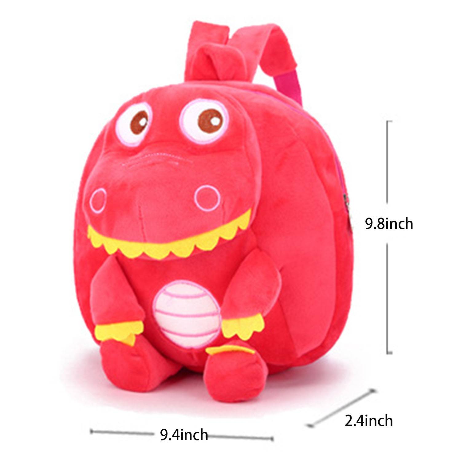 Little Dinosaur Kids Plush Backpack School Bag 4