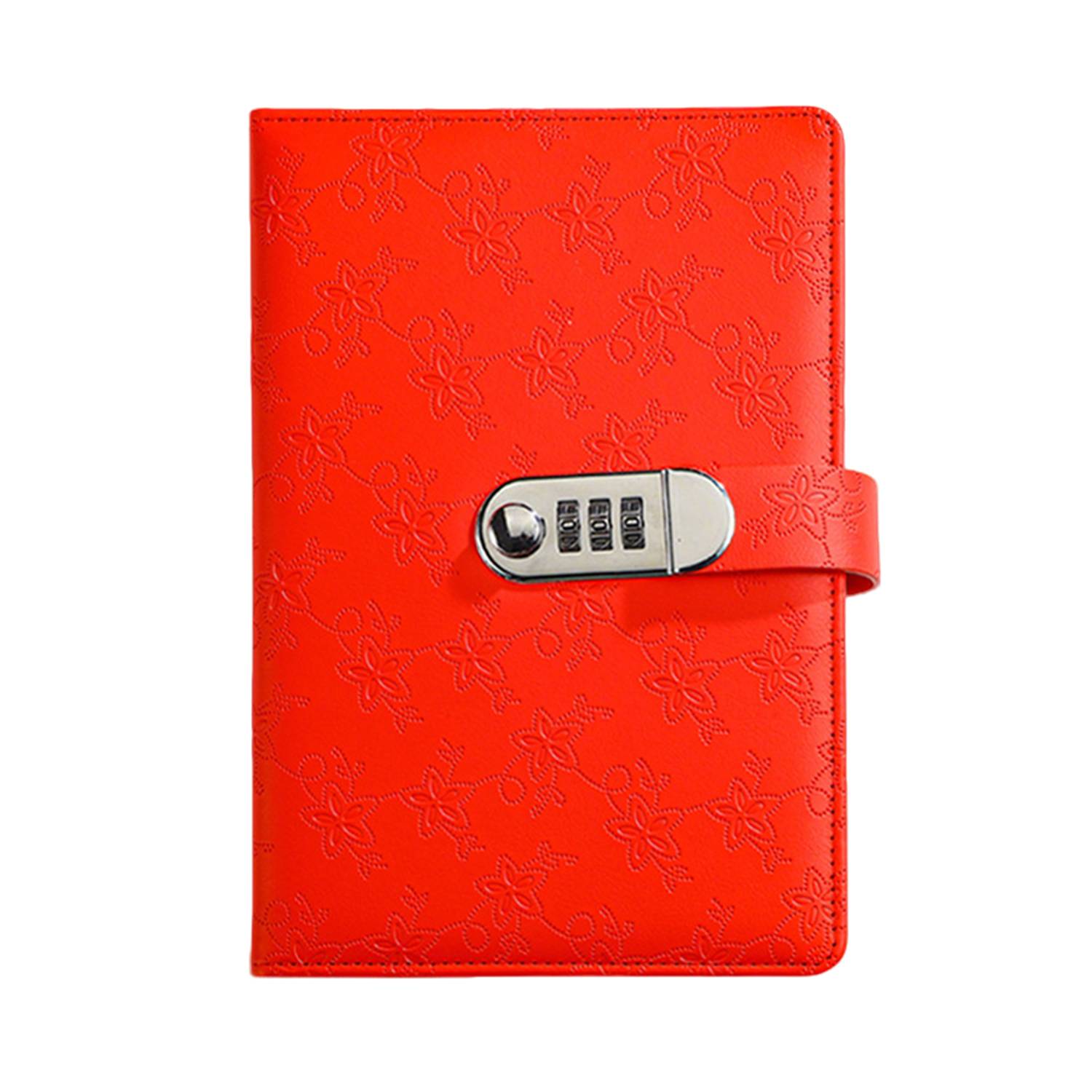 A5 PU Leather Business Notebook w/ Password Lock 6