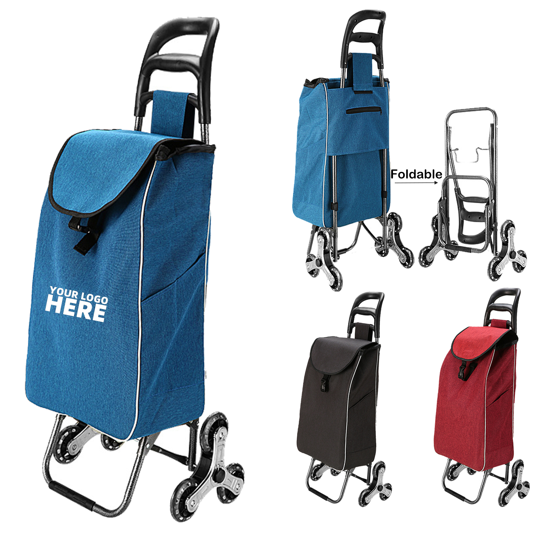 Lightweight Folding Shopping Cart 2