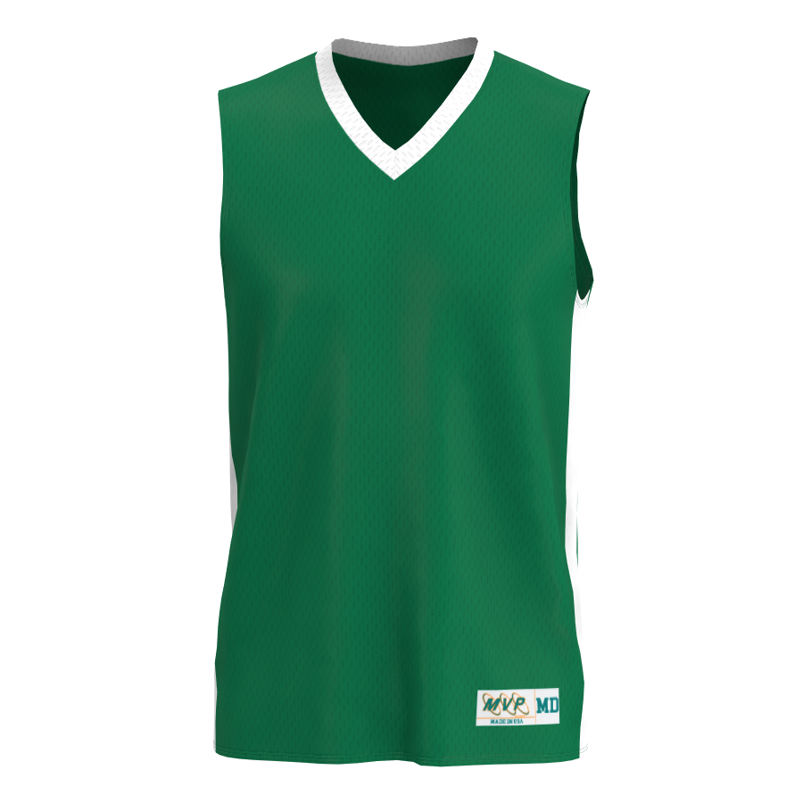 MVPdri Non Reversible Jersey Tank Top with Inserts, custom athletic wear with logo imprint 2