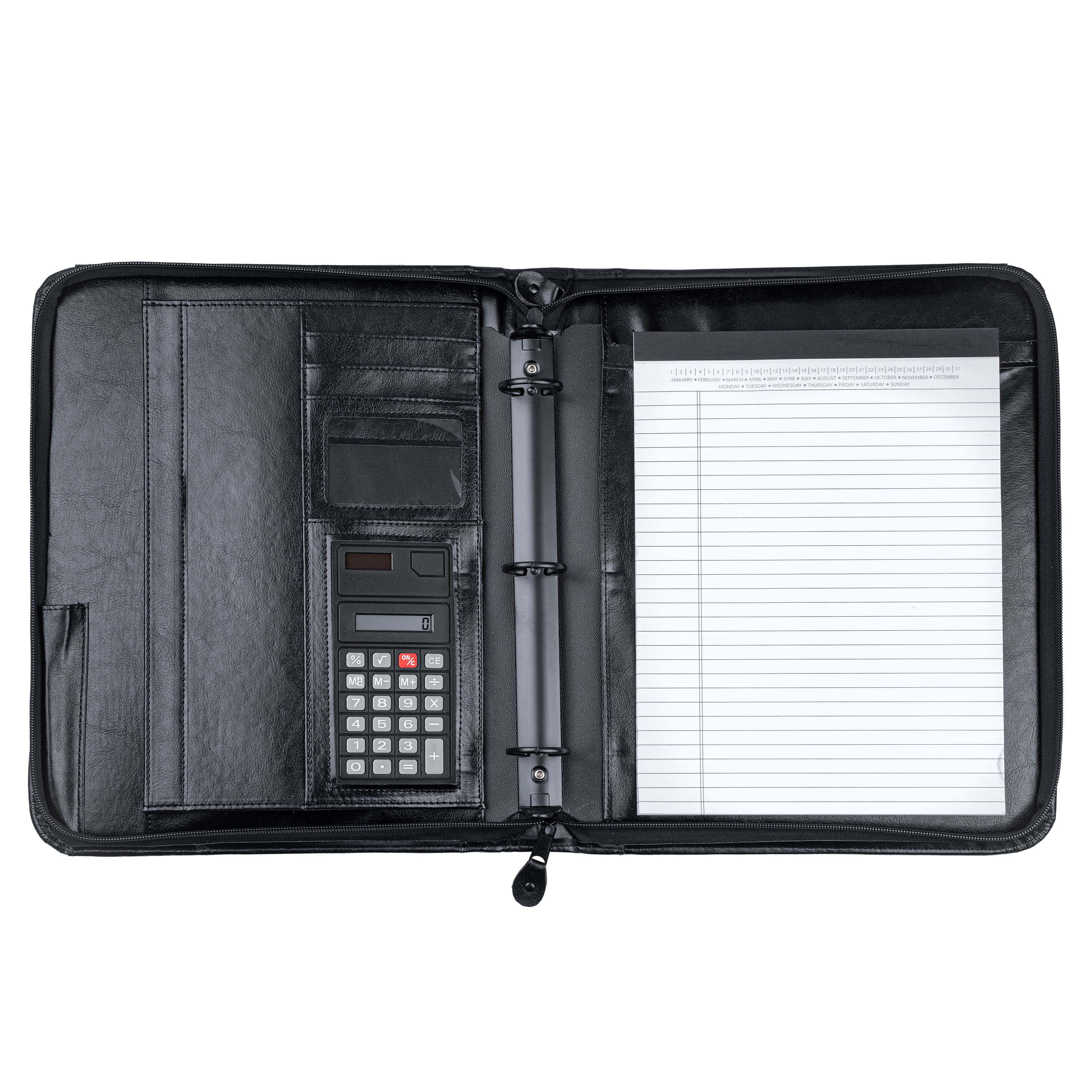 Messenger 3-Ring Shoulder Strap Portfolio 6