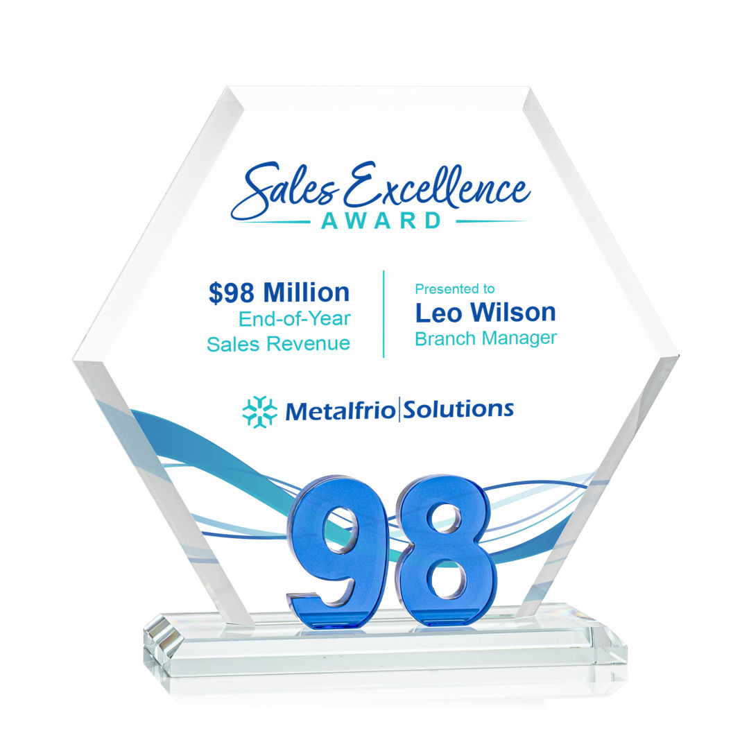 Riviera Milestone VividPrint™ Award - Blue 10