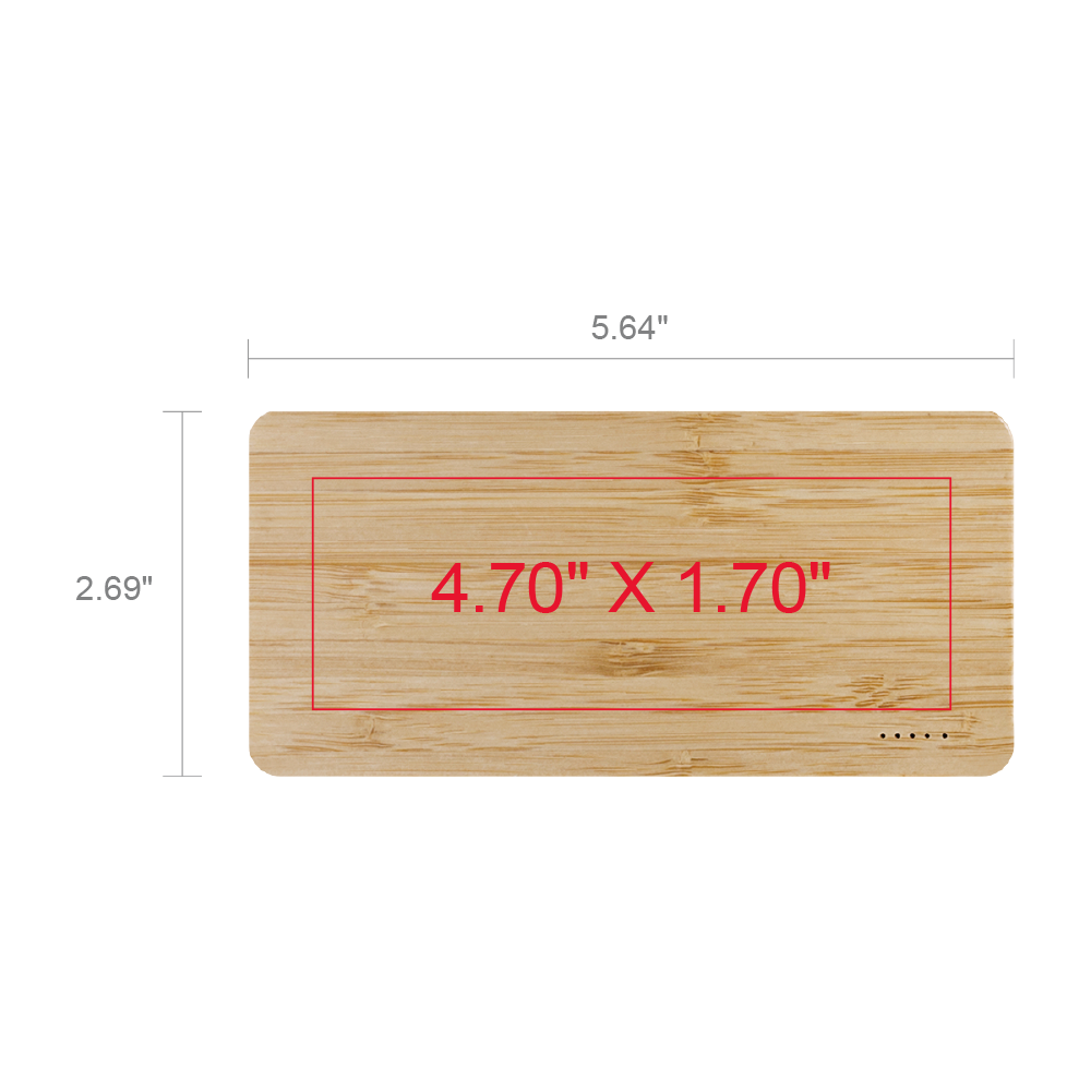 Hayes Street Bamboo Wireless Power Bank 10000 1