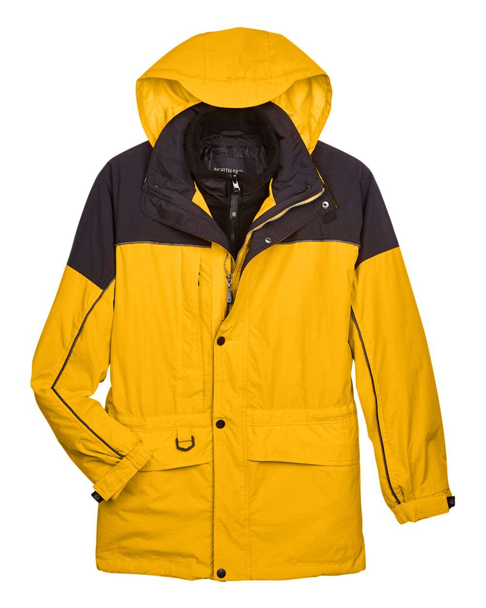 Men's 3-in-1 Two-Tone Parka - 88006 11