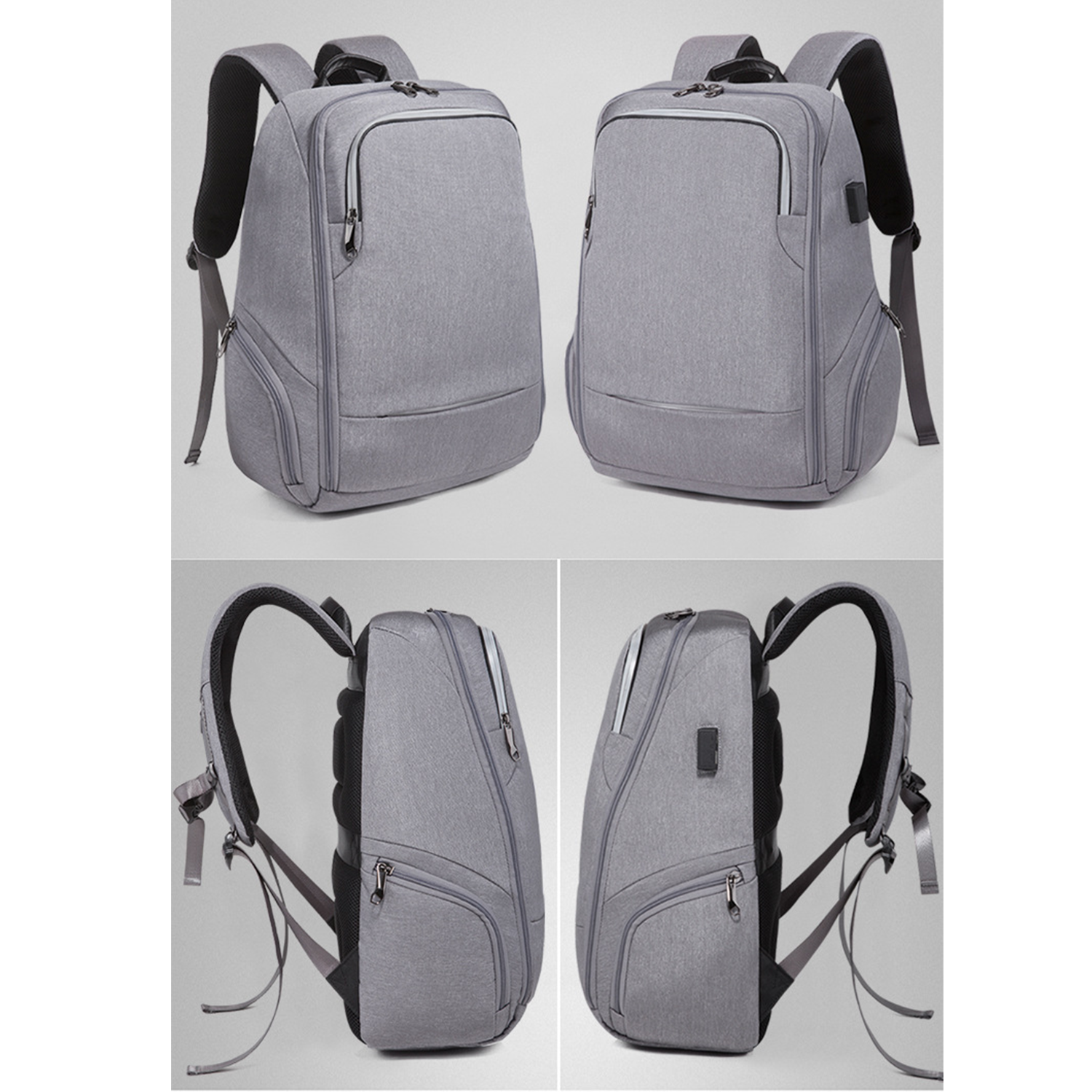 Travel Business Backpack With USB Charging Port 3