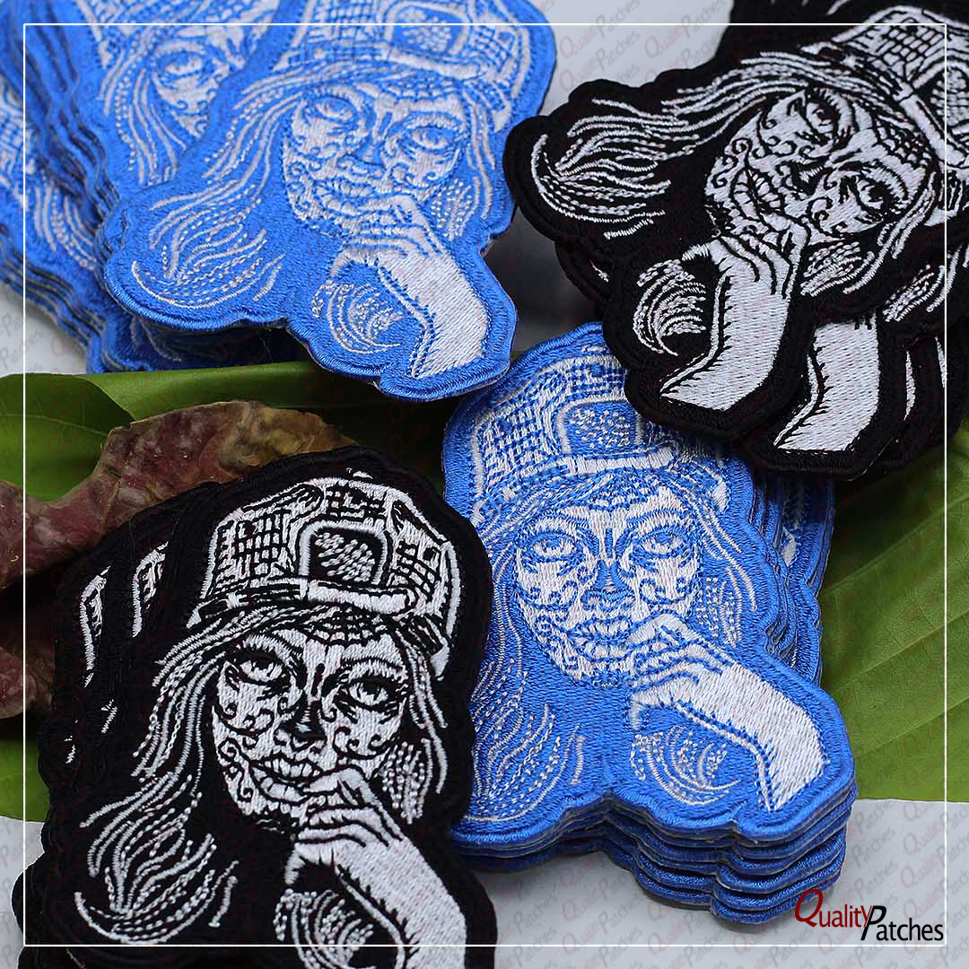 Custom Die Cut Embroidered Patches 6