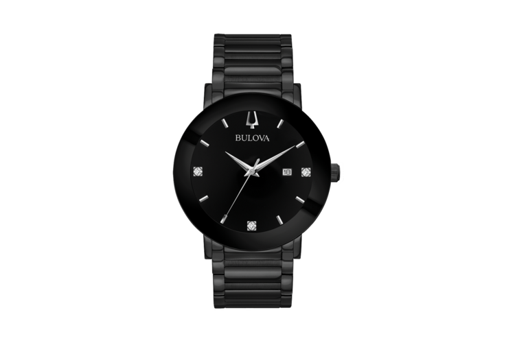 Bulova Men's Octava Crystal Stainless Steel Watch 2