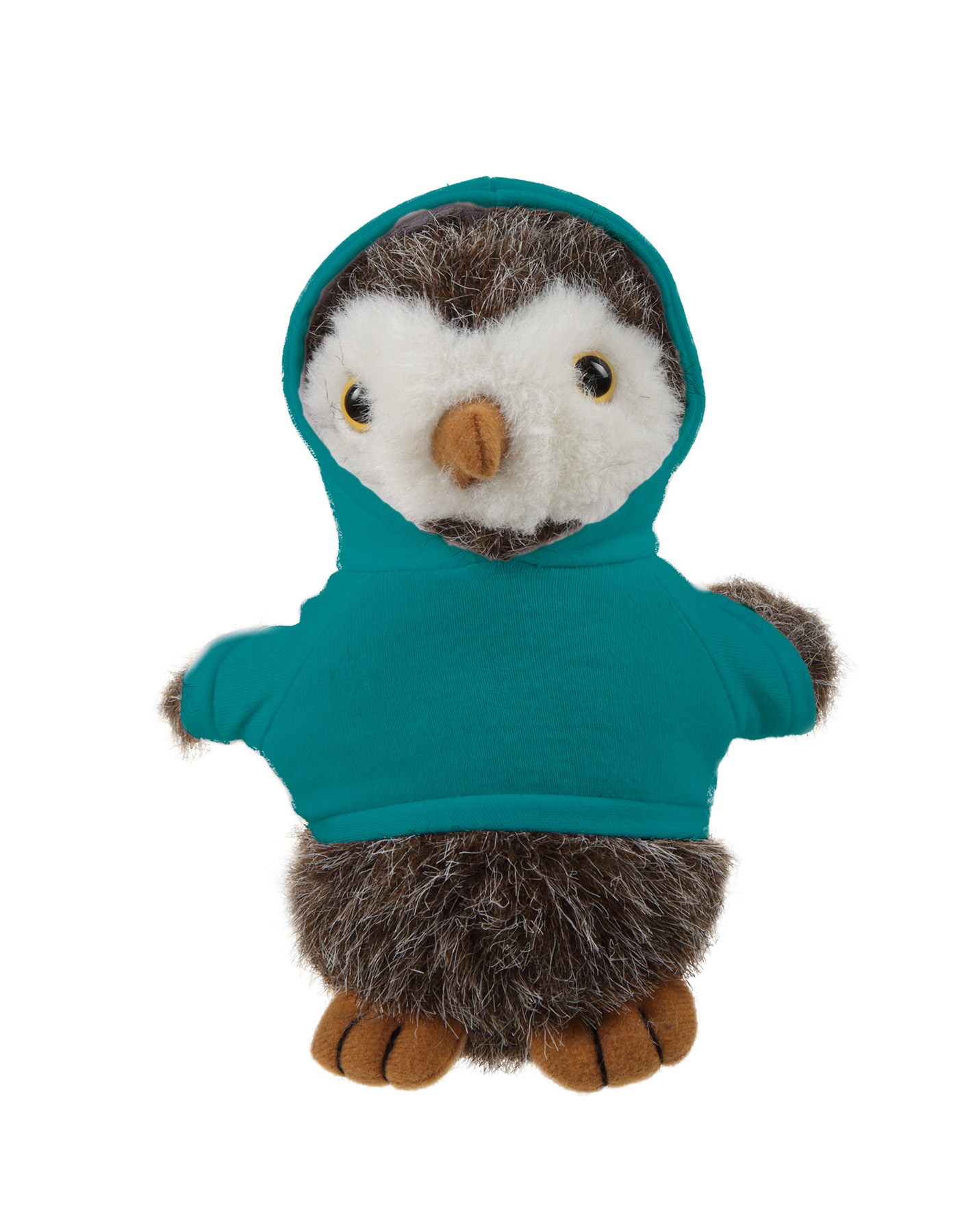 Soft Plush Standing Owl wearing a Hoodie 5