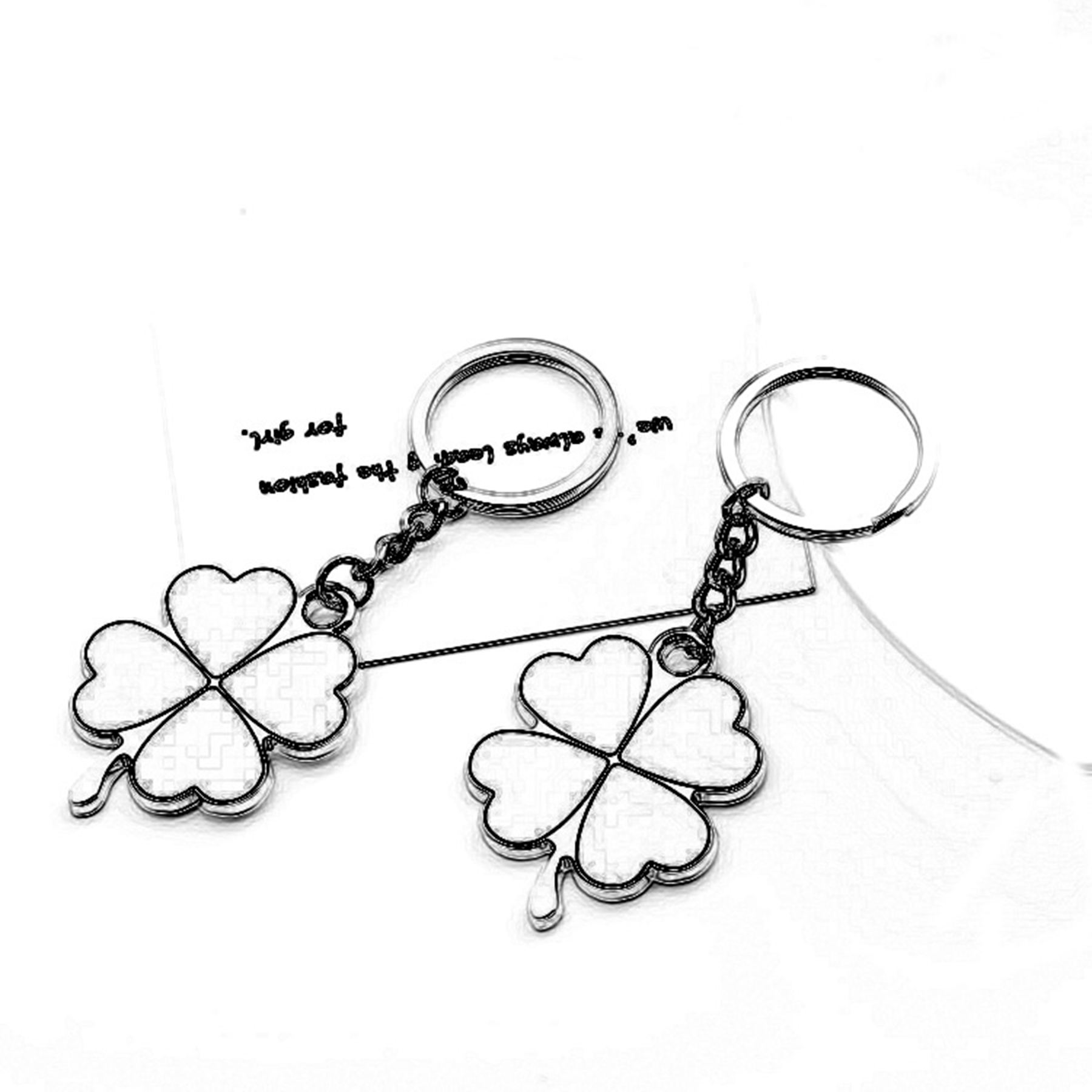 Lucky Clover Key Rings 1
