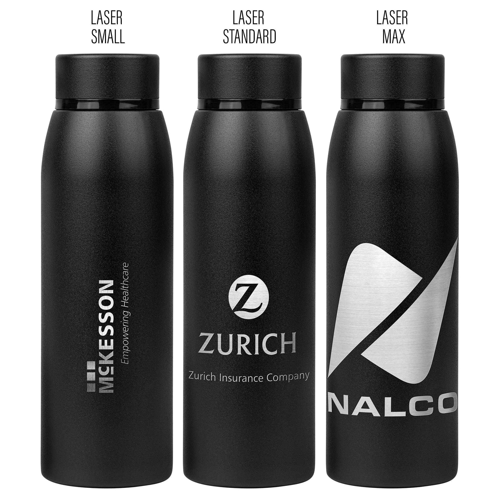 The Cobra 20oz. Powder-Coated Stainless Steel Water Bottle 5