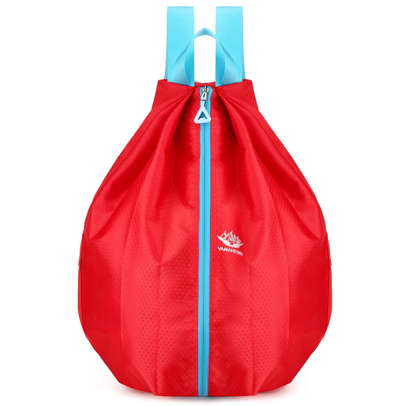 Foldable Middle Zipper Splash Proof Outdoor Sports Backpack 4