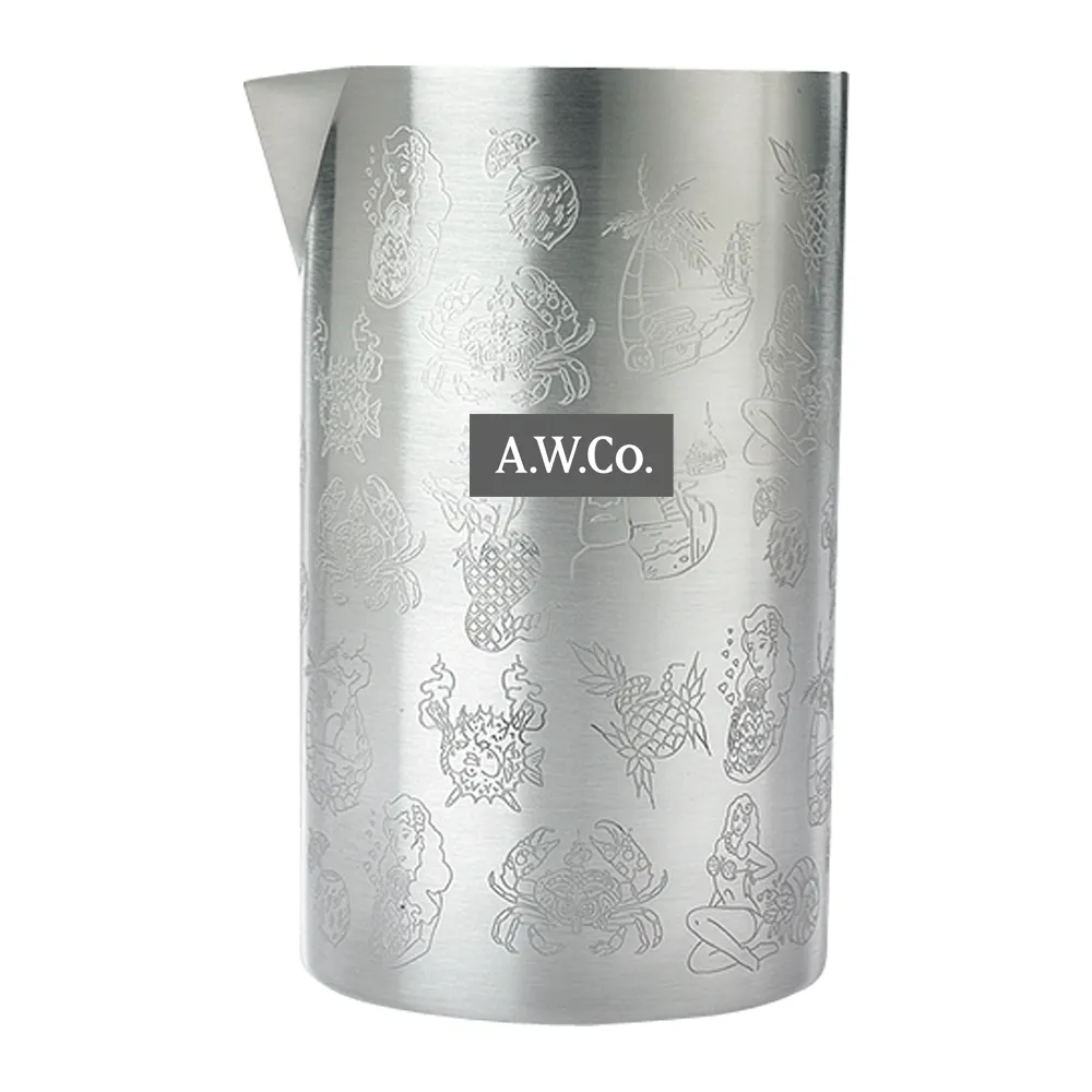 Double Wall Mixing Tin Tiki 21oz. 3