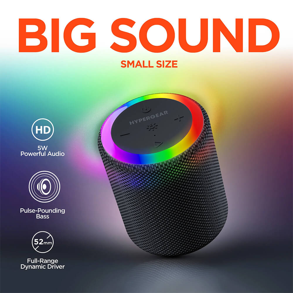Halo Waterproof LED Wireless Speaker